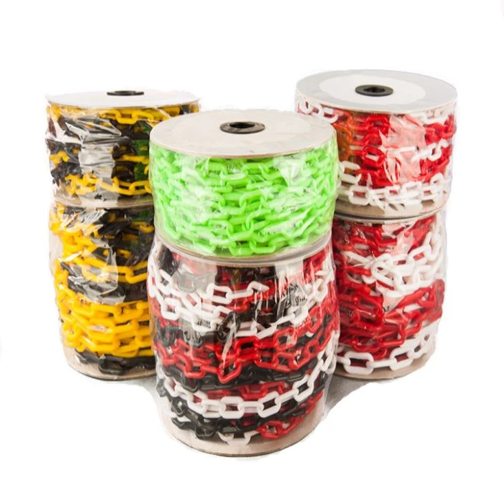 Colorful Safety Barricade Warning Chain